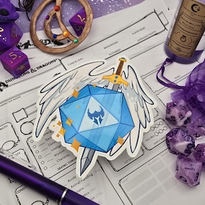 Character Class | Dungeons and Dragons die cut Sticker | D20 | DnD Stickers | Holo stickers | Game laptop decals | Class Symbols | RPG