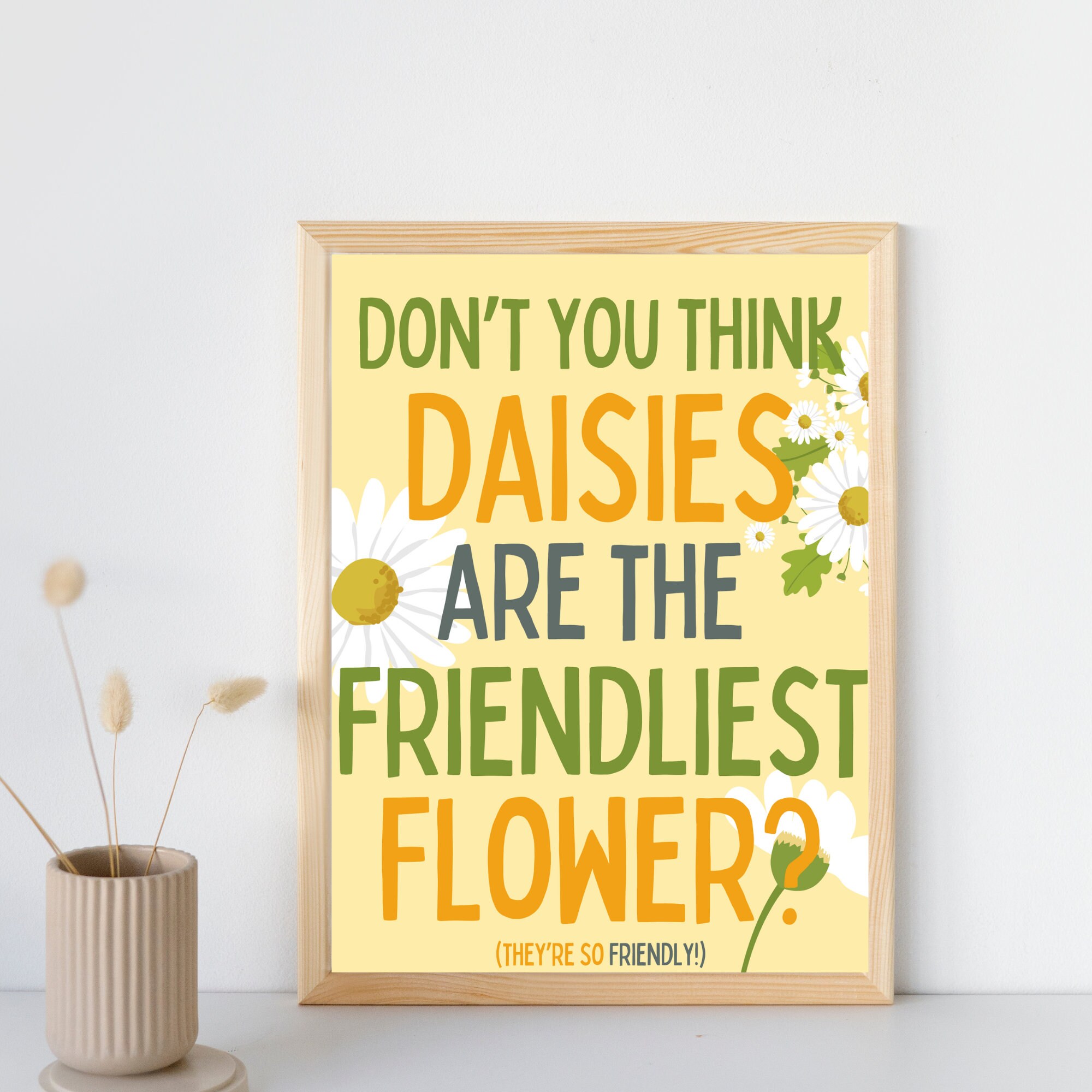 You've Got Mail Movie Quote Poster | Daisies Are the Friendliest Flower ...