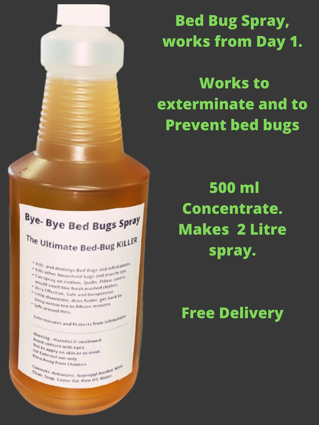 Your Favorite Byebye Bed Bugs Spray is Now Available as Etsy