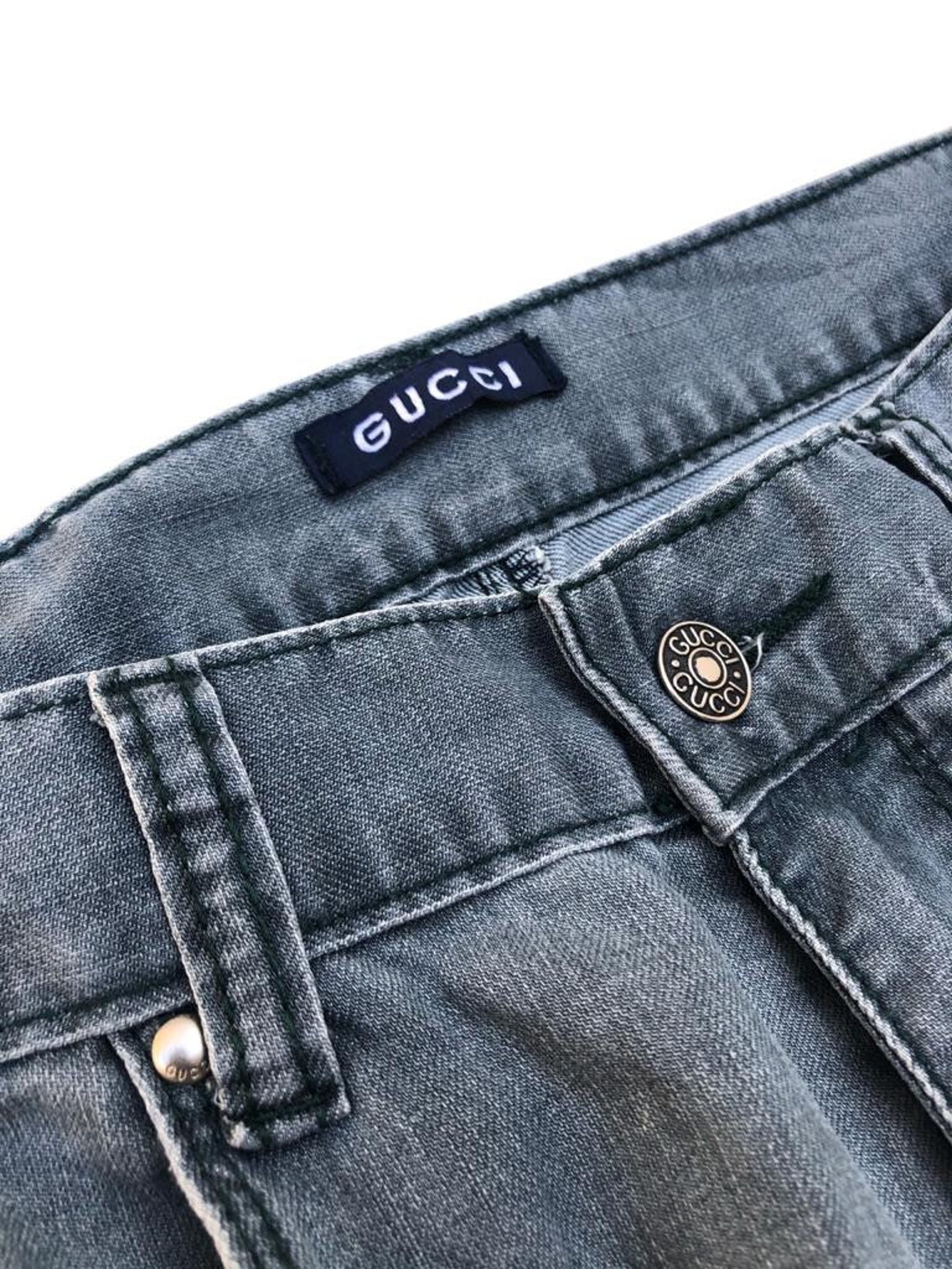 Vintage Gucci Denim Pants Etsy