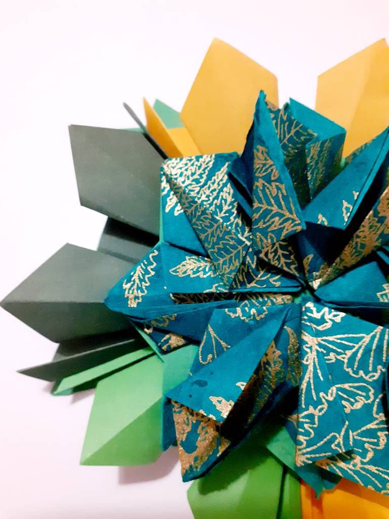 Paper Table Decor Origami Star: Handmade Paper Table Decor or Hanging Ornament (15cm) - Etsy
