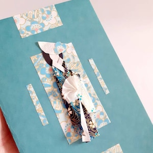Origami Grußkarte(geisha)