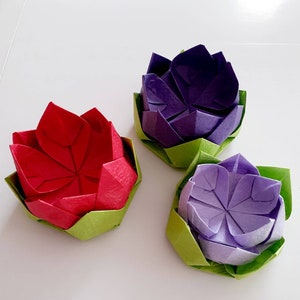 the lotus flower is back in new colours! gift for friend, mother, wedding and any celebration.Made to order.