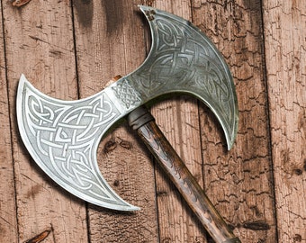 Double Headed Axe Etsy