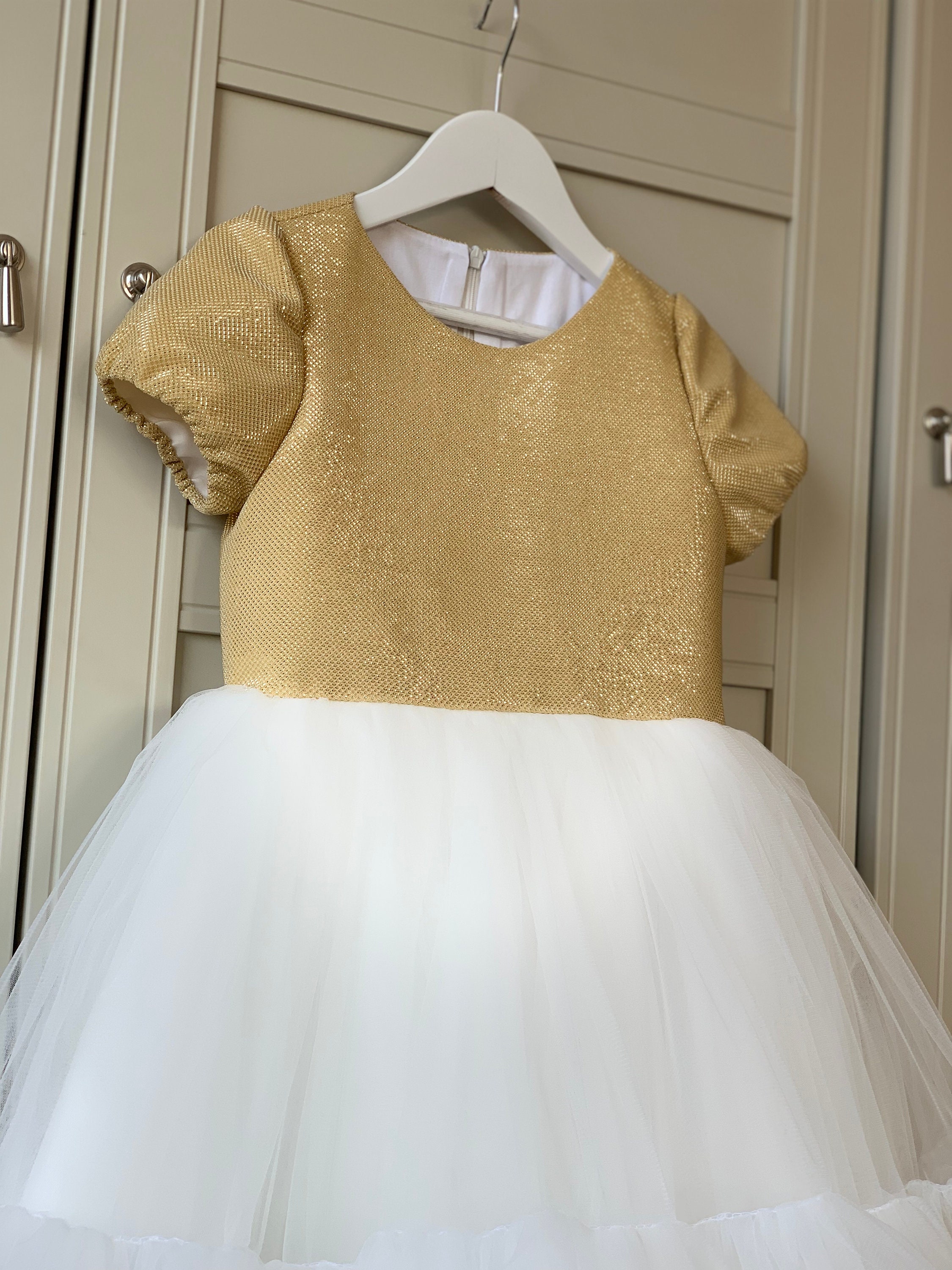 girls gold fringe dress Child Boho Fringe Dress main image 0