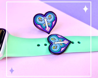 Jolyne Butterfly Heart Wrist Charm