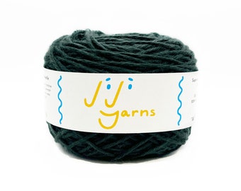 Superwash 100% Merino Yarn in Pine (Dark Green) - 4 Ply DK/Sport Weight for Knitting, Crochet, Weaving