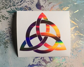 Triquetra Celtic Knot Trinity Vinyl Sticker Decal Buddhist Symbol
