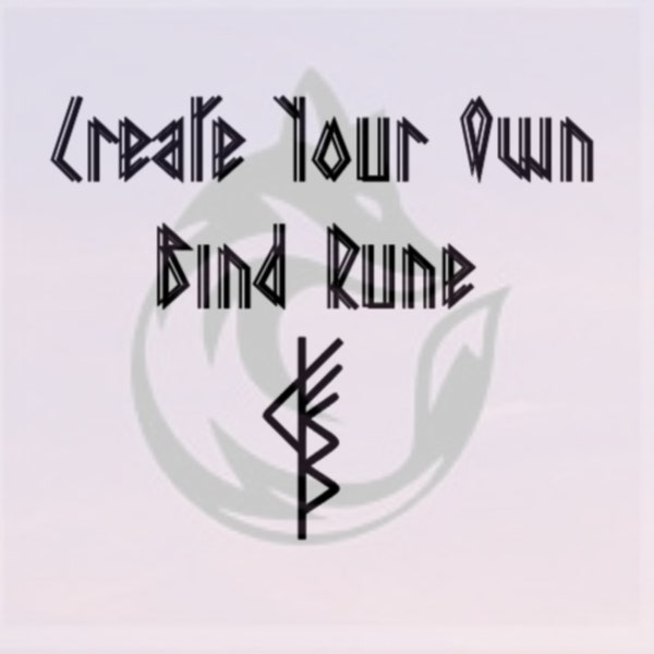 Custom Bind Runes Create Your Own Bind Rune Viking Heathen Pagan Protection Rune Customizable to you custom vinyl decal