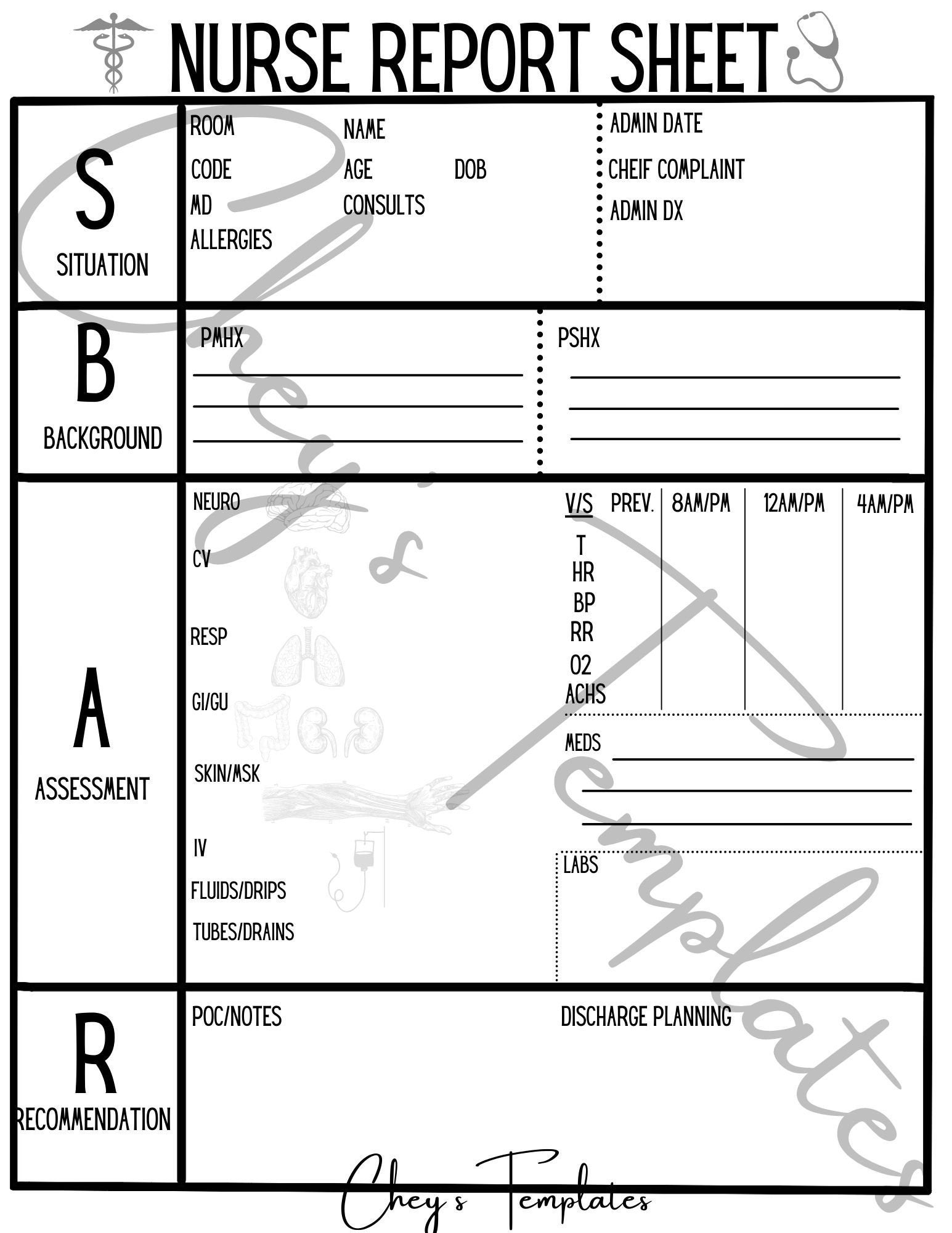 SBAR Nursing Report Nurse Brain Sheet Medsurg Report Sheet Printable Etsy SBAR Nursing Report Nurse Brain Sheet Medsurg Report Sheet Printable Etsy