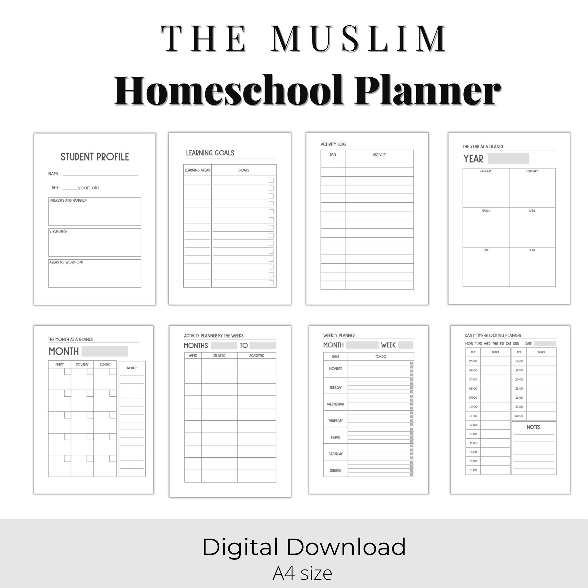A Muslim Homeschool Free Weekly Planner Printable For - vrogue.co