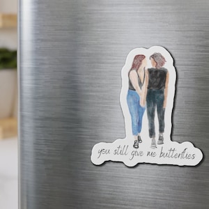 Lesbian Couple Magnet - Lesbian Anniversary Gift - Lesbian Happiness - Lesbian Couples Gift - Gift for Lesbian Wife, Lesbian Girlfriend