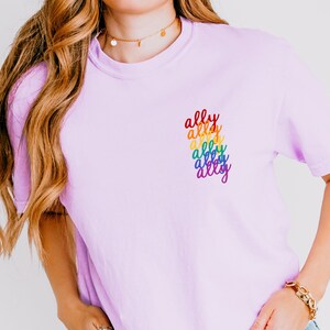 Gay Pride Ally Shirt - LGBTQ Ally - Queer Ally - Rainbow Ally Shirt - Protect Queer Kids - Pride Month Allyship - LGBTQ Advocate