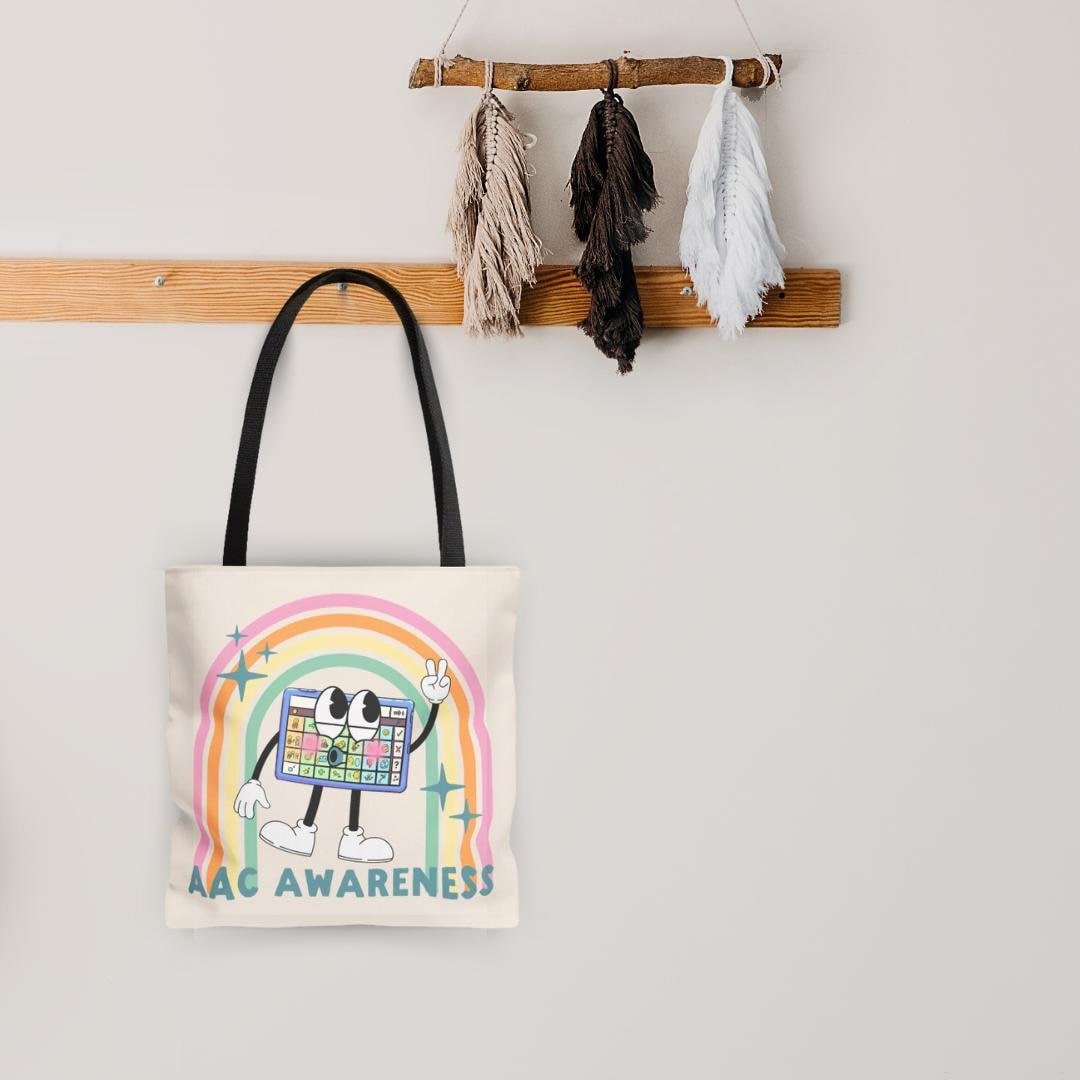 AAC Awareness Tote Bag - AAC Awareness Month - AAC Speech