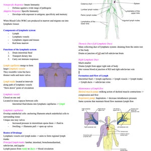 Sistema linfático e inmunidad - Anatomía y fisiología - Requisito previo de la escuela de enfermería