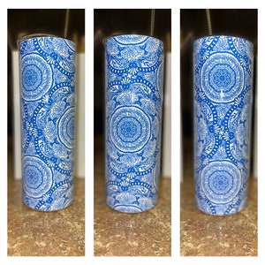 Cuss word Mandala tumbler