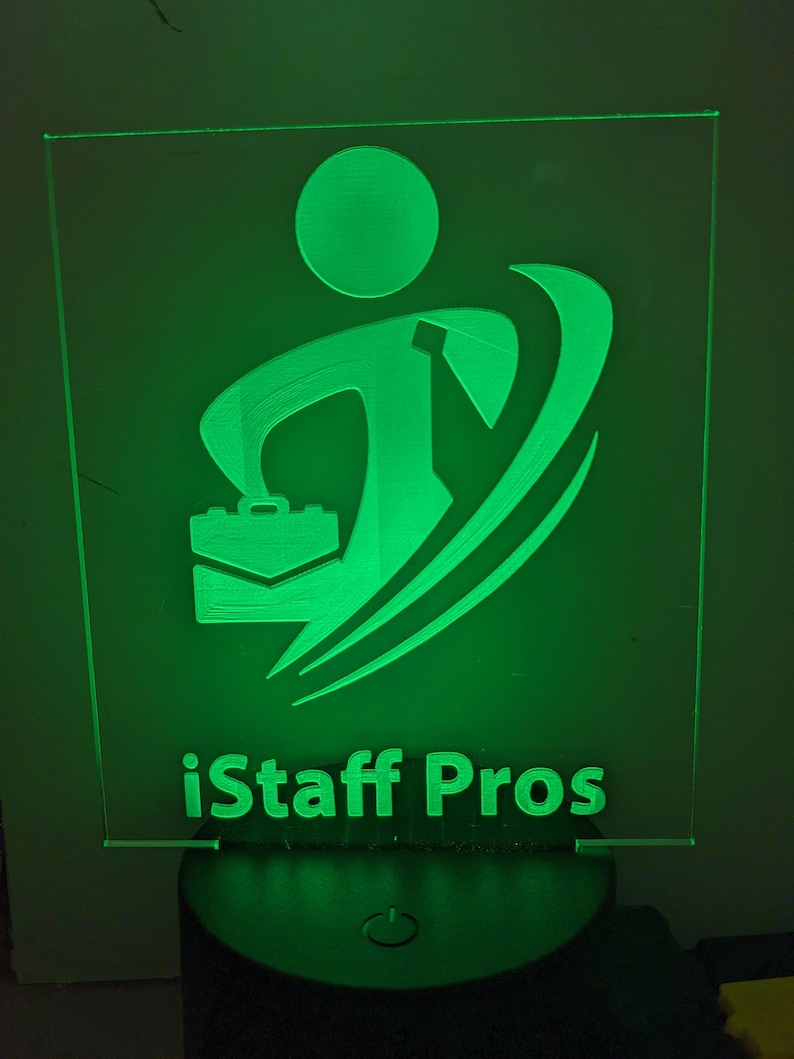 Custom LED Edge Lit Plexiglass Sign Etsy