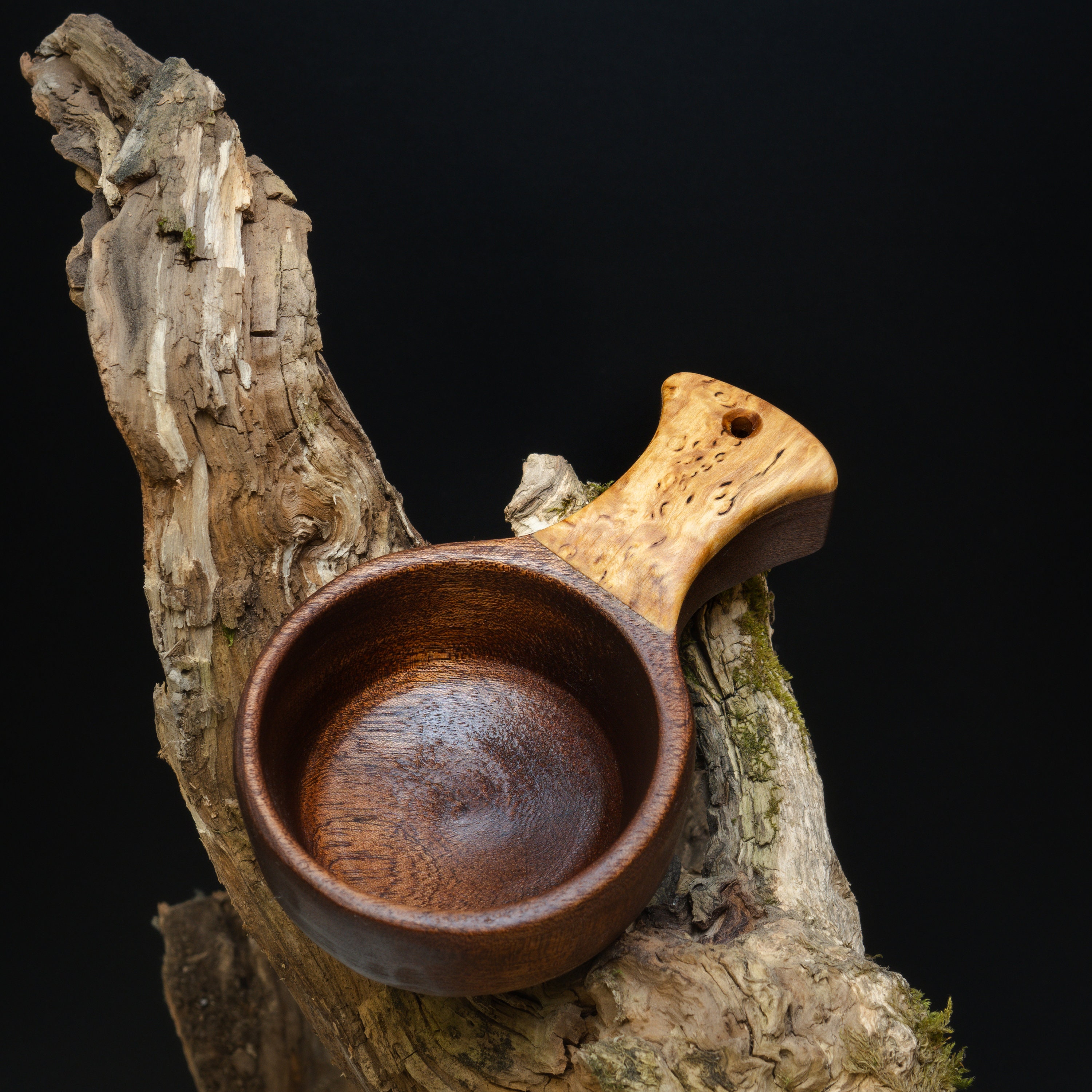 Handmade Wooden Cup Lapland Kuksa Tea Coffee Milk Drinking Mug Birthday  Gift