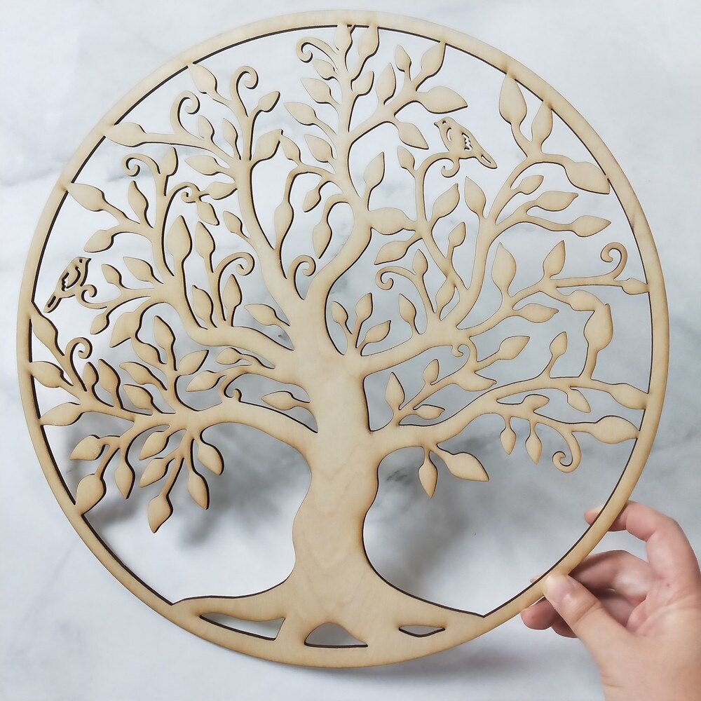 Tree of Life 7 Sizes SVG DXF Pdf Eps Png Jpeg Laser Etsy
