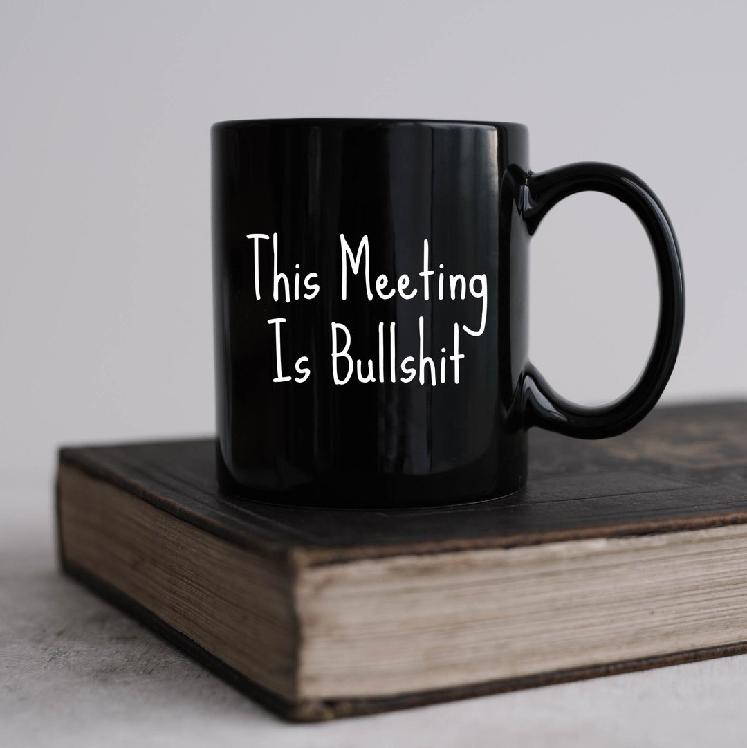 Funny Mug for Coworkers, Boss's Day Gifts, Coworker Gifts, 11oz or 15oz Black Ceramic Mug, Funny