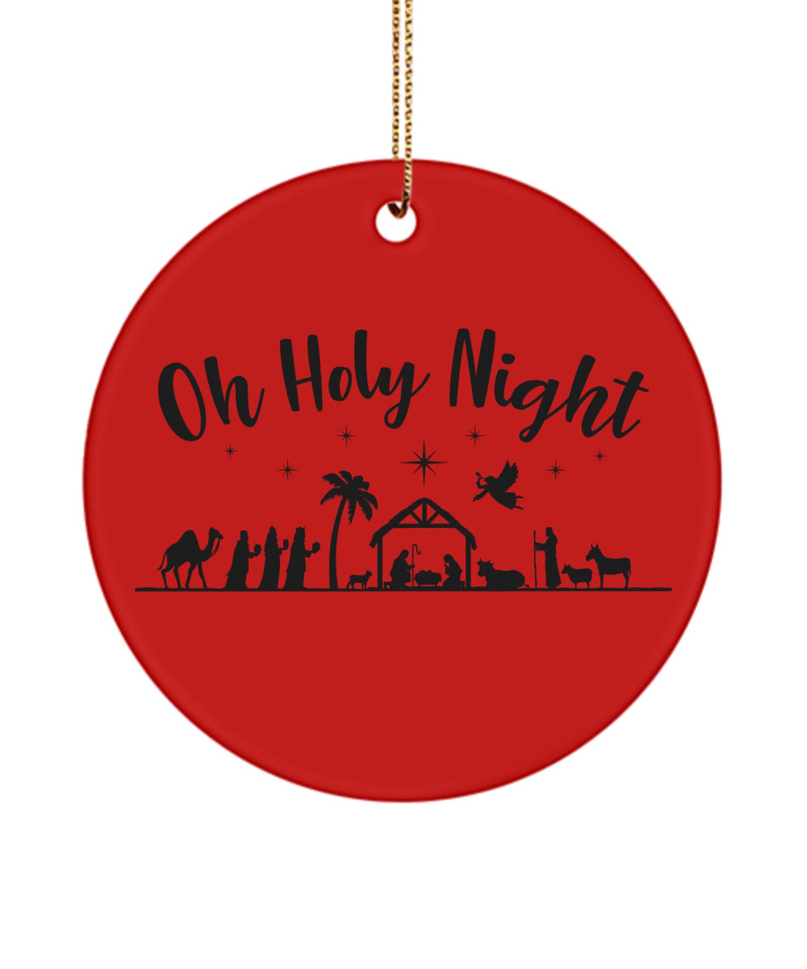 Oh Holy Night Holiday Ornament Weihnachtsornamente