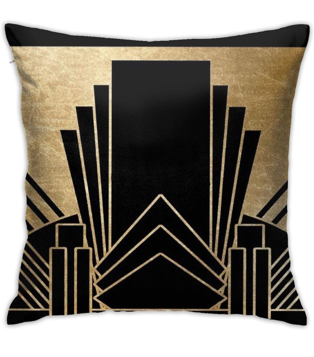 NEW Throw Pillow Cover Art Deco Design Etsy