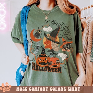 Vintage Halloween Shirt, Long Live Halloween Shirt, Retro Distressed Halloween T-Shirt, Vintage Witch T-Shirt, Vintage Spooky Season T-Shirt