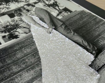 11x14 Custom Diamond Dusted Photo, Diamond Dust, Diamond Dusted Photo, Glitter Photo, 3D Wedding Photo