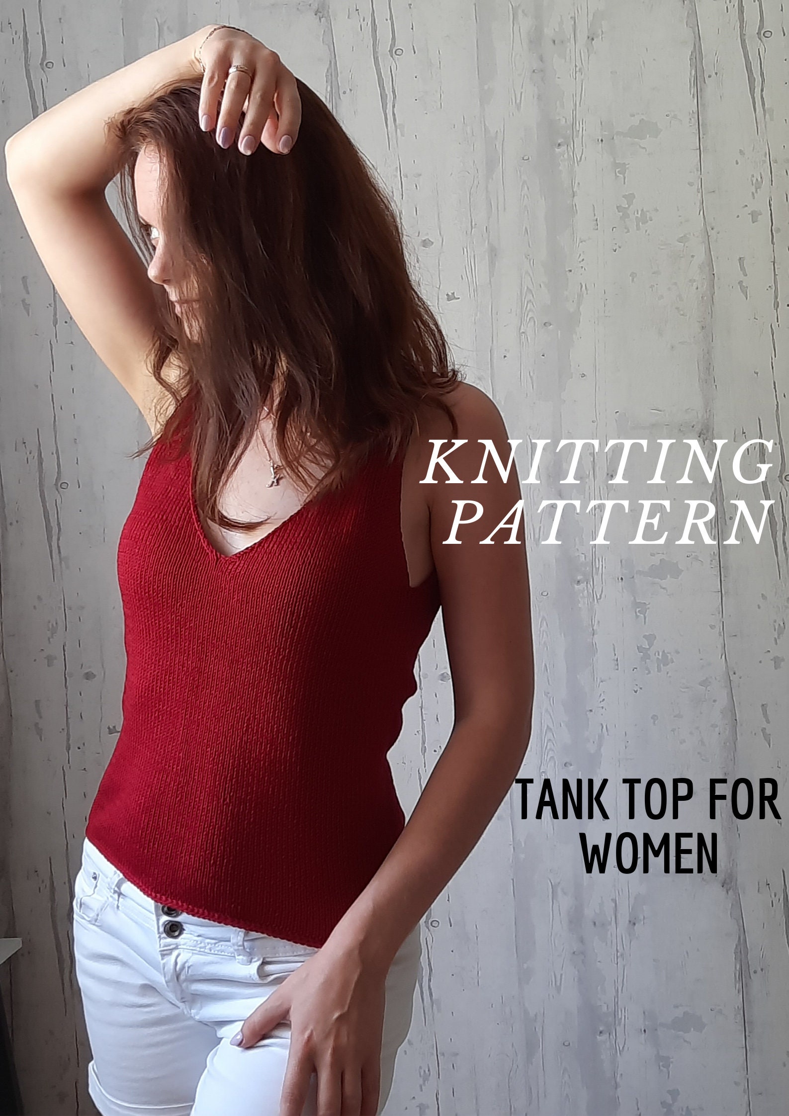 Camisole No. 5 - Knitting Pattern in English – • MY FAVOURITE