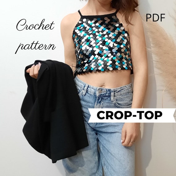 sequin bralet crop top