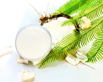 Coconut Island | Foaming Body Scrub | Exfoliating Scrub | Sensitive Skin | Handmade Body Scrub
