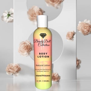Luxurious Body Lotion Island Princess, Hand & Body Lotion with Shea Butter