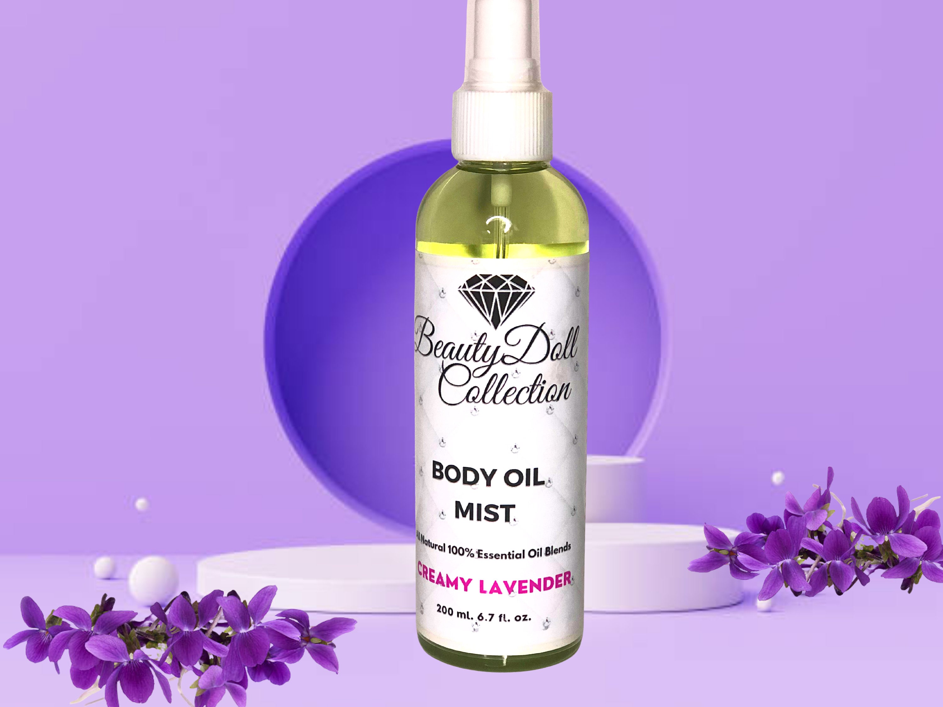 Organic Lavender Body Oil / Botanical Body Oil / Essential Oil / Organic  Body Lotion Moisturizer / Natural Skincare /scented Body Oil 