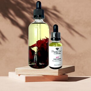 Body Oil - Infused with Sunflower Seed Oil, Vegan Body Oil, Organic Massage Oil, 100% All Natural