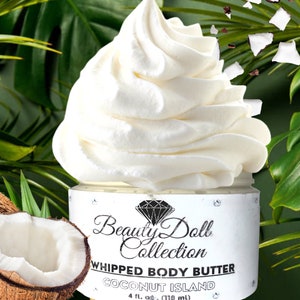 Whipped Body Butter, Coconut Body Butter, Body Butter for all skin types, Body Butter Treatment, Shea Butter Cocoa Butter