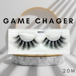 Game Changer Eyelashes, Vegan Eyelashes Fluffy Faux Mink | Bold and Wispy Lashes.
