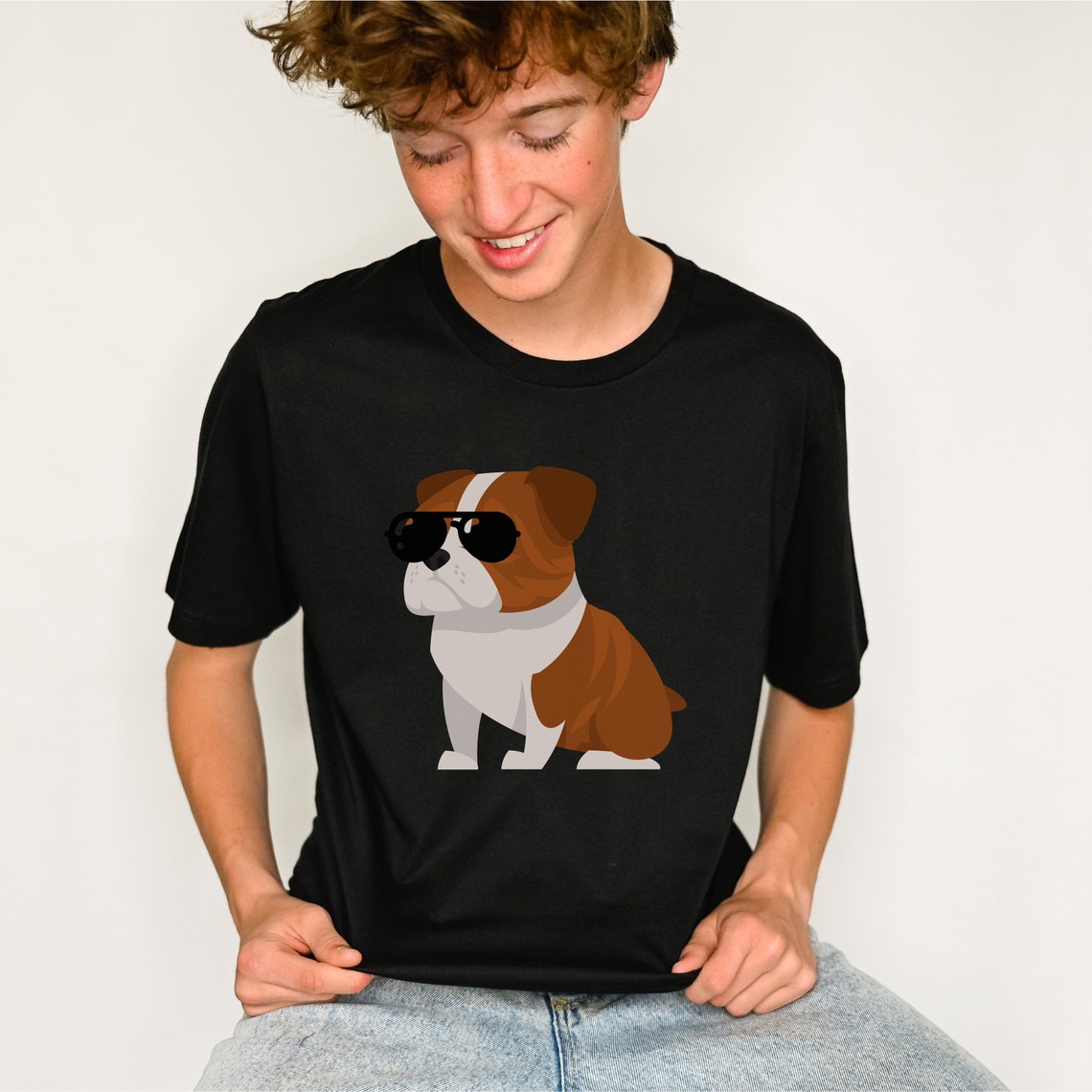 Mens Bulldog Shirt Bull Dog Tshirt Bulldog tshirt Bulldogs Etsy