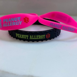 Kids peanut allergy bracelet