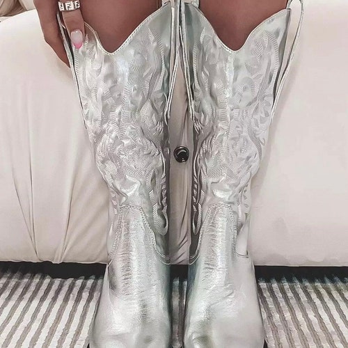 high black cowboy boots