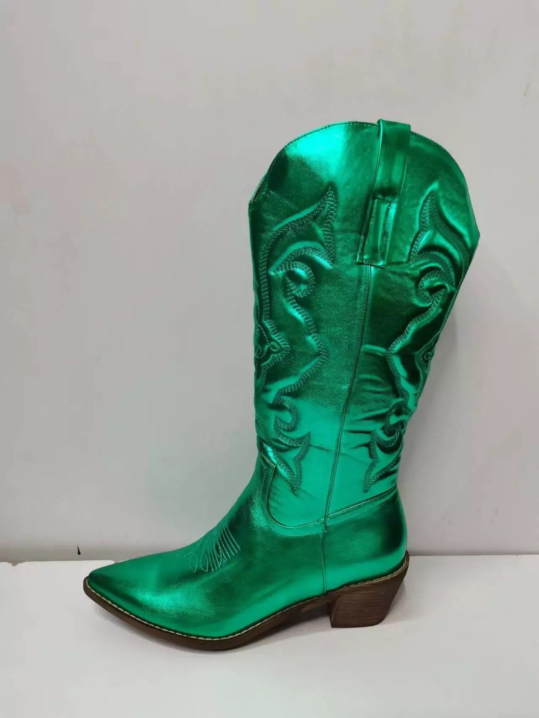 olive green cowboy boots