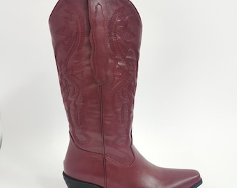 Tall Wide Calf Cowboy Boots - Etsy