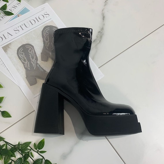70s style sales platform boots