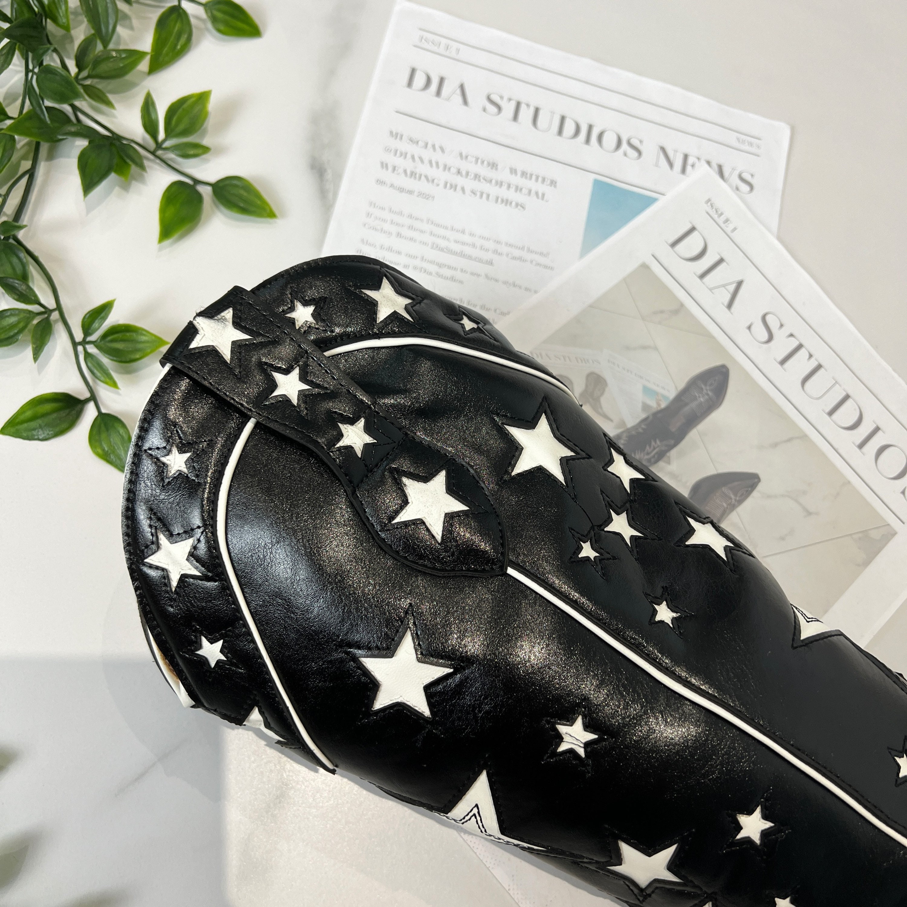 high black cowboy boots