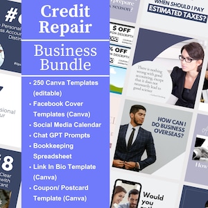 Accounting Business Templates, Accounting Instagram Posts, Accounting Business Bundle, Accounting Marketing, Accounting ChatGpt Prompts