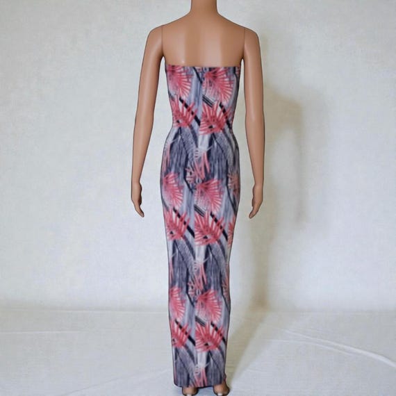 chinese dress ladies Hope Pink Strapless Dress