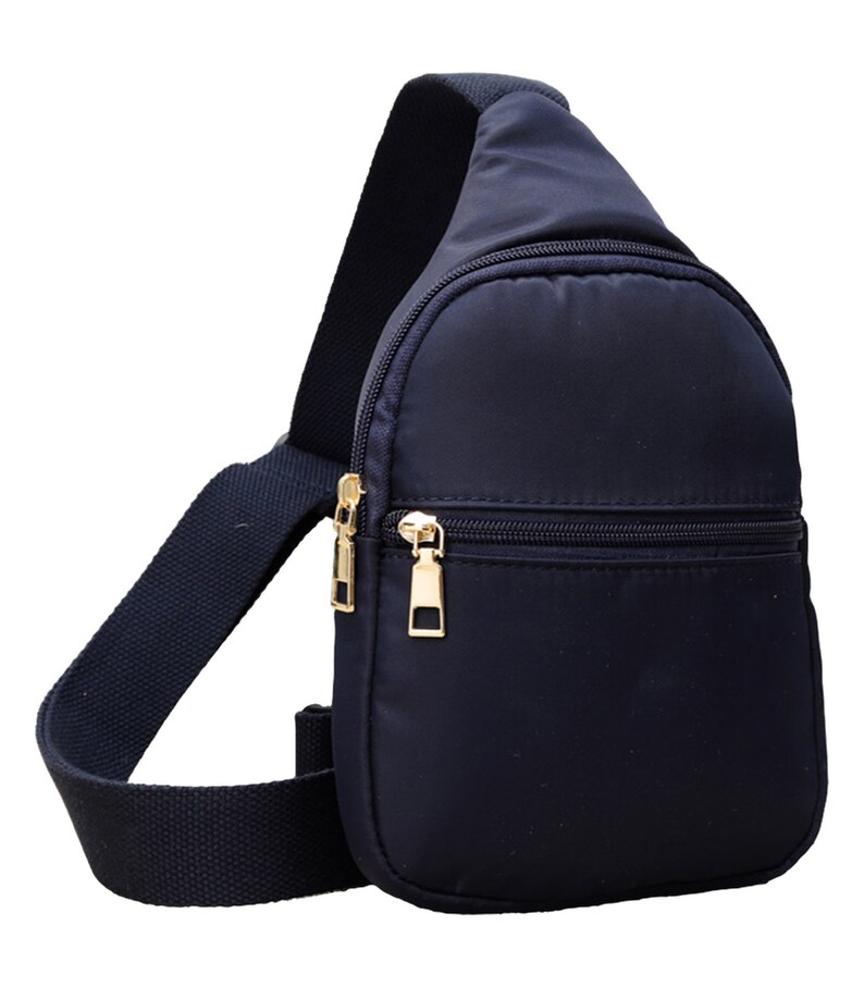 Minimalist Crossbody Sling Bag Solid Nylon Mini Sling Bag Minimalist