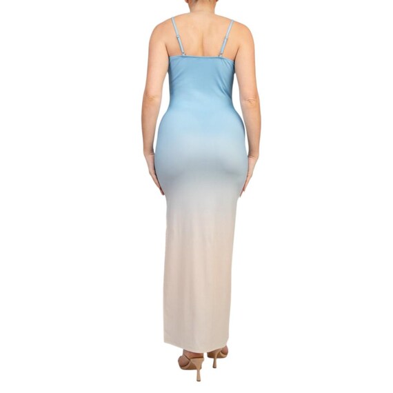 blue ombre bodycon dress Benito Midi Dress Blue Ombre main image 1