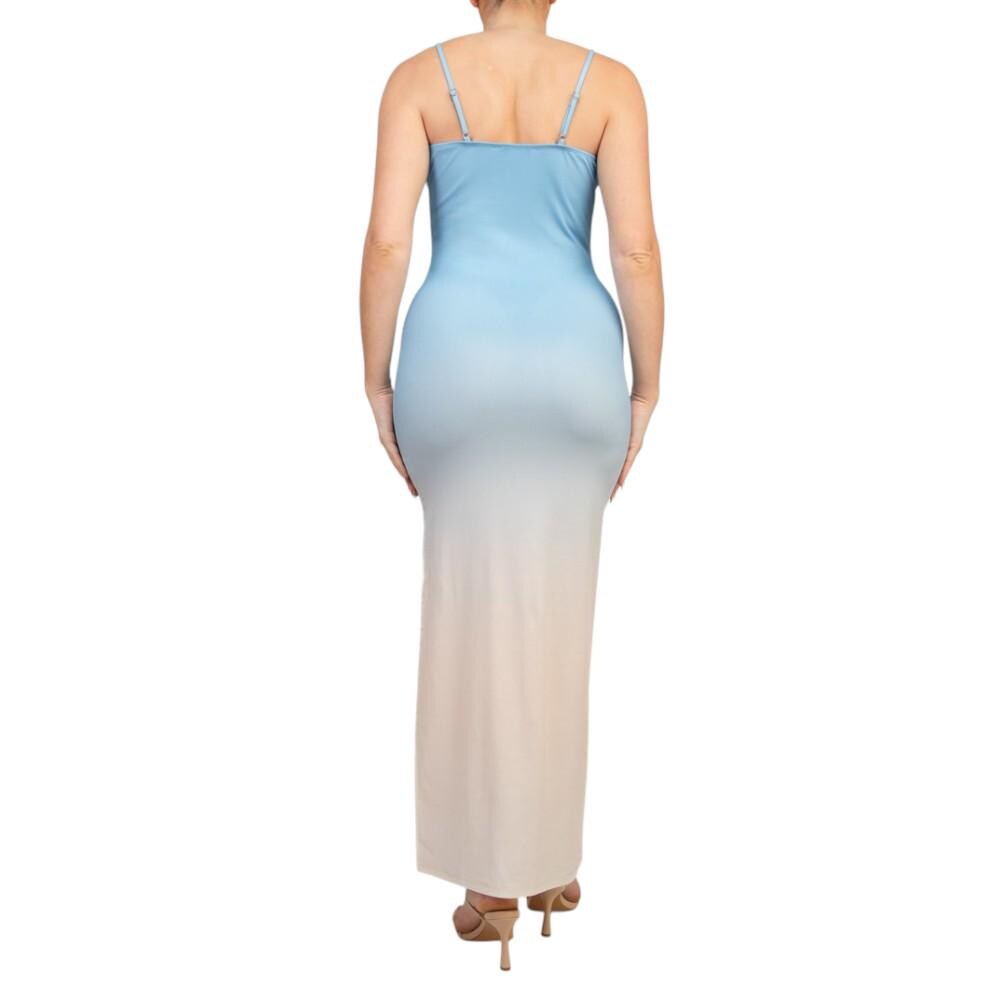 blue ombre bodycon dress Murphies Strapless Mini Dress Blue Ombre