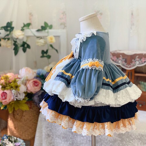 Lolita Princesscore Girl Dress, Baby Toddler shops Lace Tulle Tutu Dress, Birthday Dress, Festival Holiday Formal Dress