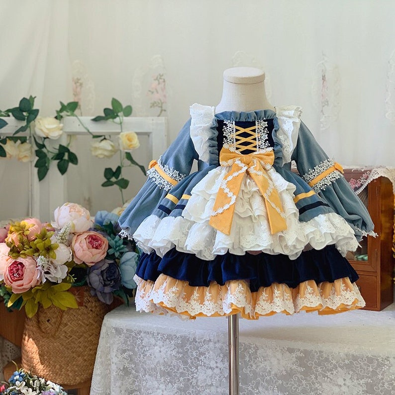 Lolita Princesscore Girl Dress, Baby Toddler shops Lace Tulle Tutu Dress, Birthday Dress, Festival Holiday Formal Dress